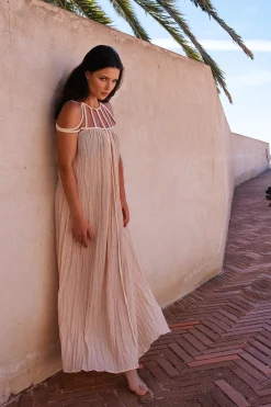 Cut Out Backless Maxi Dress