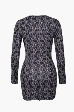 Cut Out Bodycon Mini Dress