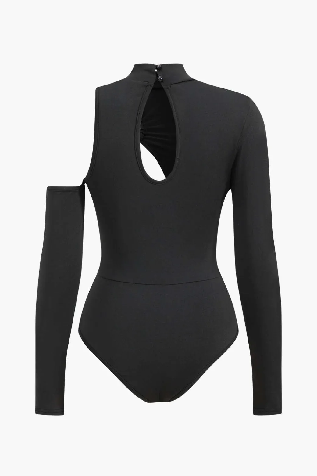 Cutout Bodysuit And High-Slit Skirt Set