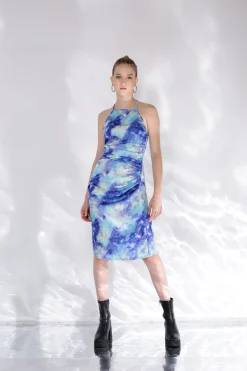 Deep In Outer Space Printed Dress