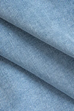 Denim Asymmetrical Bow Skirt