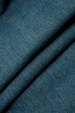 Denim Cut Out Washed Tie-Up Jeans