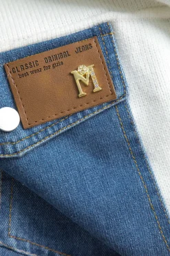 Denim Patchwork Pocket Sweater Cardigan