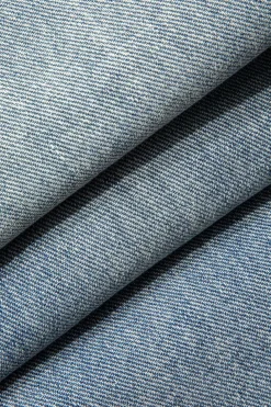 Denim Ripped Fringe Cut Out Jeans