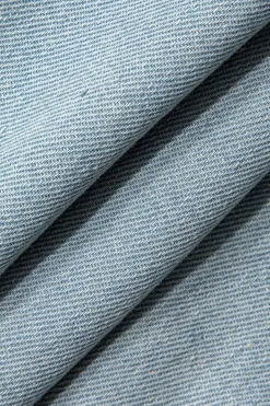 Denim Zip Up Mini Skirt