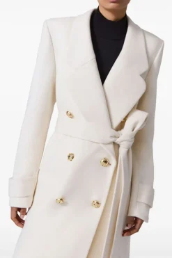 Double-Breasted Belted Coat
