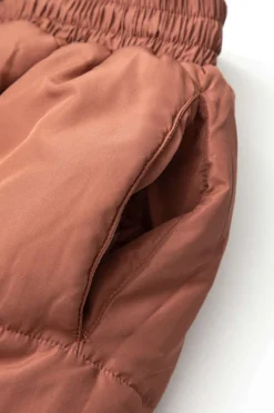 Drawstring Waist Puffer Pants