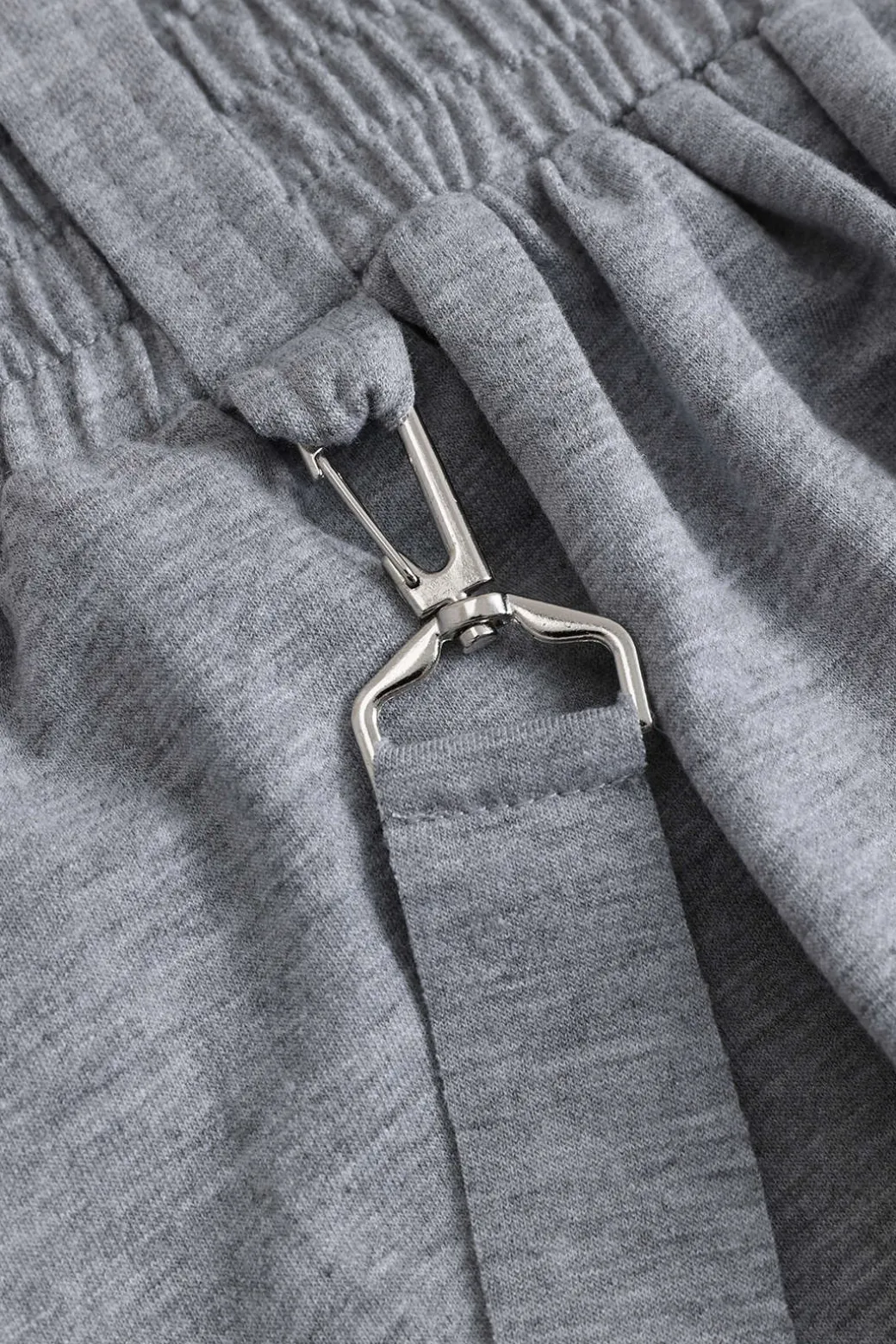 Drawstrings Hooded Long-Sleeve Top And Trousers Set
