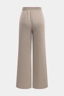 Drawstrings Zipper Wide Leg Trousers