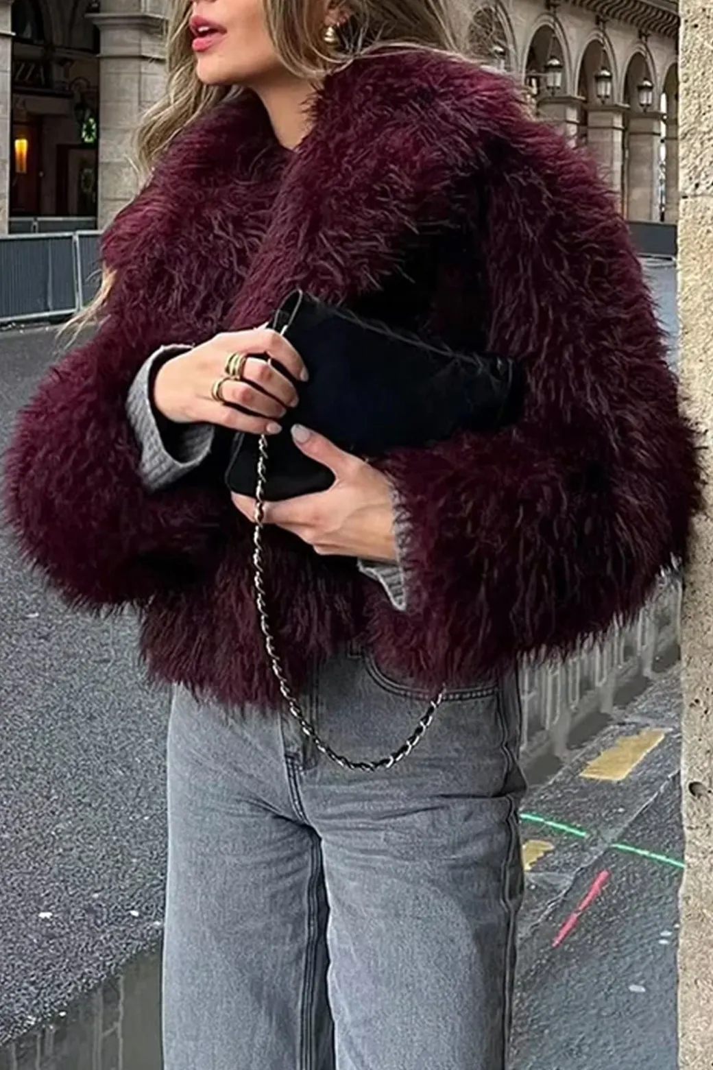 Faux Fur Jacket