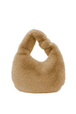 Faux Fur Plush Clutch Bag