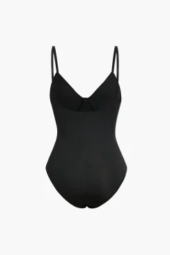 Faux Leather Bodysuit