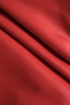 Faux Leather Crop Jacket