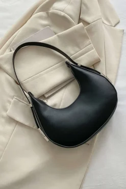 Faux Leather Cross-Body Bag