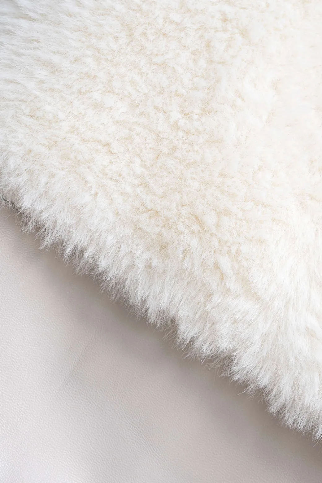 Faux Leather Patchwork Fur Skirt Set