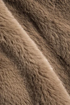 Faux Leather Patchwork Fur Skirt Set