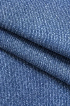 Faux Leather Patchwork Jeans