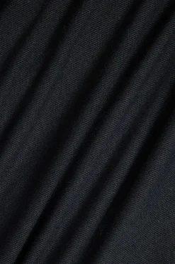 Faux Leather Round Neck Patchwork Mini Dress