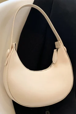 Faux Leather Shoulder Bag