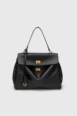 Faux Leather Tote Bag