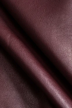 Faux Leather Zipper Jacket