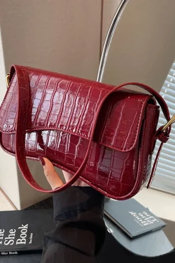 Flap Magnetic Buckle Simple Shoulder Bag