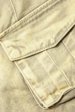 Flap Pocket Denim Shorts