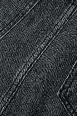 Flap Pocket Denim Skirt