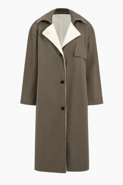 Fleece Button Patchwork Coat