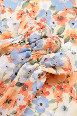 Floral Off The Shoulder Mini Dress