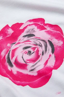 Floral Print Crop T-shirt