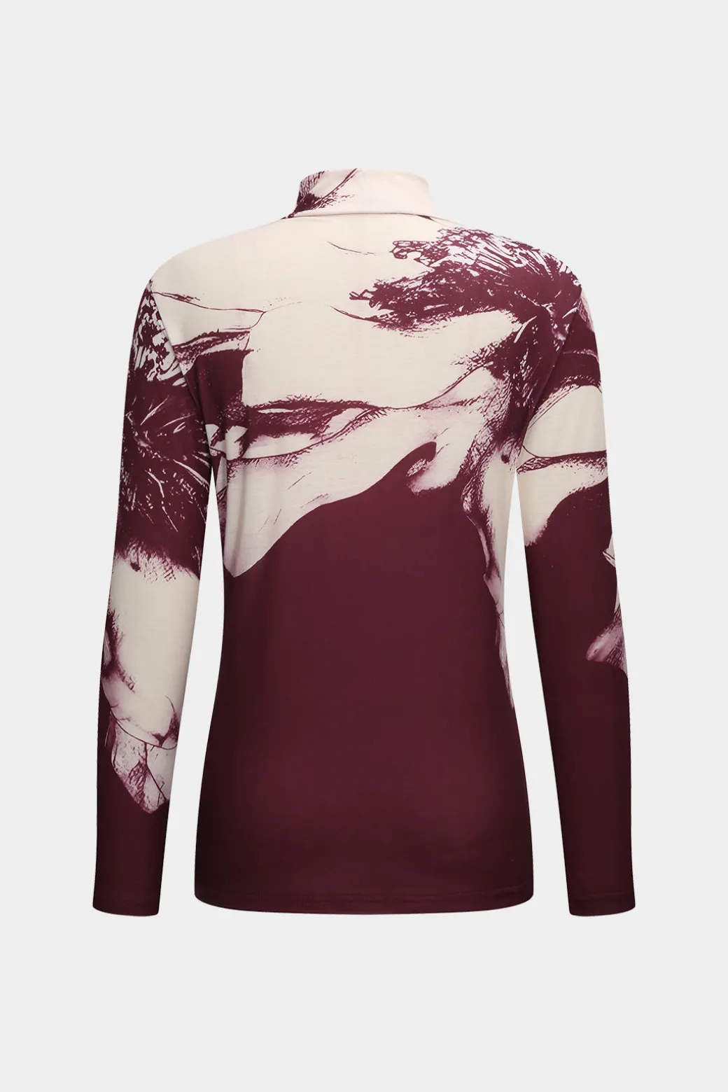 Floral Print Long-Sleeve Top