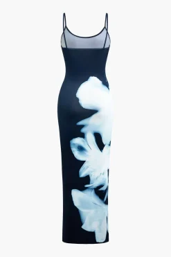 Floral Print Slip Maxi Dress