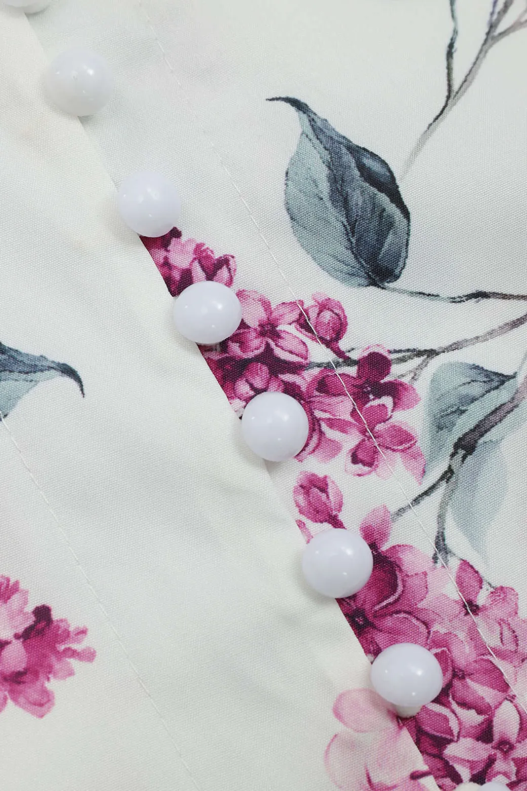 Floral Print Tie-Up Long Sleeve Mini Dress