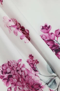 Floral Print Tie-Up Long Sleeve Mini Dress
