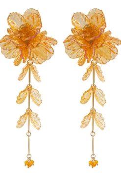 Floral Tassel Earrings