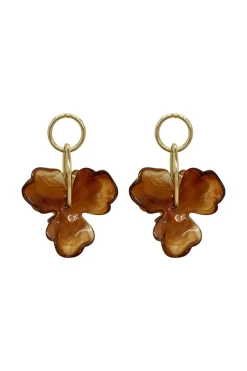 Flower Pendant Earrings