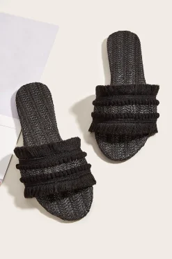 Fringe Slippers