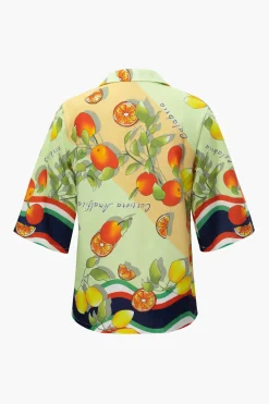 Fruit Print Short-Sleeve Shirt