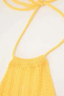 Halter Knit Backless Cover-up Dress