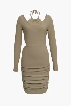 Halter Neck Mini Dress