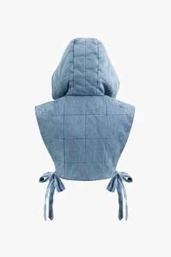 Hooded Tie Vest