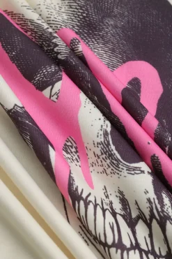 Illusion Pattern Print Round Neck T-Shirt