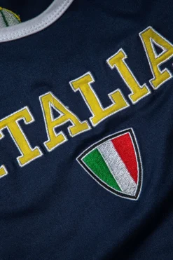 Italia Letter Embroidery T-shirt