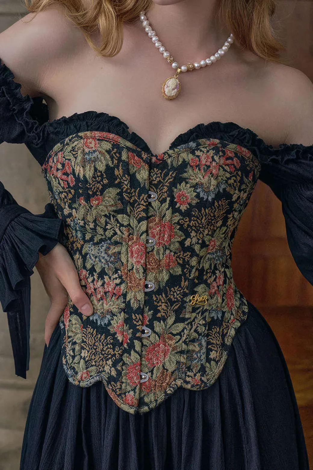 Jacquard Tie Back Strapless Tube Top