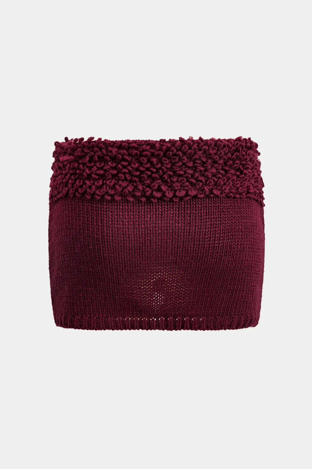 Knit Bell Sleeve Top And Mini Skirt Set