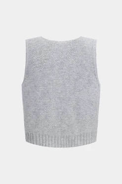 Knit Bow Vest