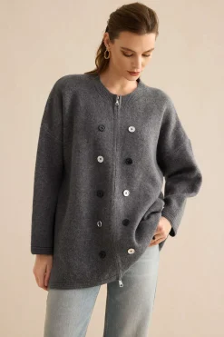 Knit Button Cardigan