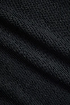 Knit Button Long Sleeve Bodysuit