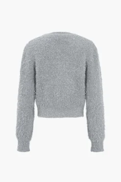 Knit Button Pocket Sweater Cardigan